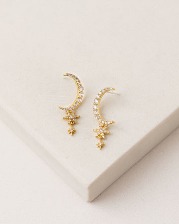 Lune Moon Drop Earrings